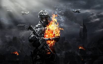 Battlefield 3 Zombie Mode ON FINE ART PAPER ON 24X36 LARGE POSTER Photographic Paper