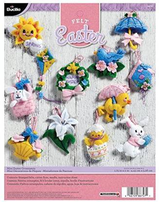 Bucilla Mini Easter Ornaments Felt Applique Kit