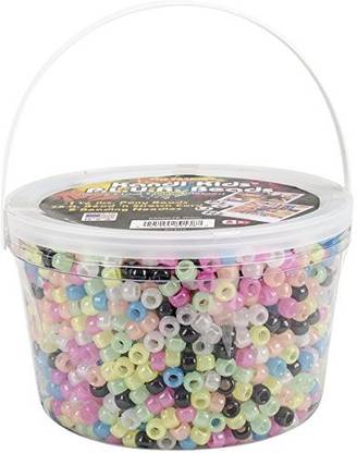 Beadery The Ultra Kandi Rave Bead Glow Bucket, Dark Multicolor