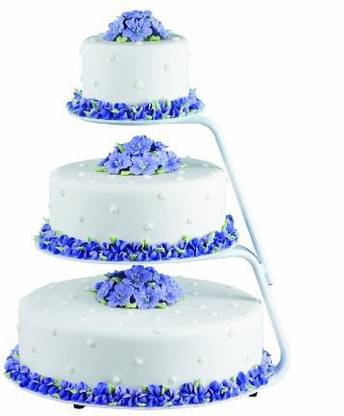 WILTON 307-710 3-Tier Round Floating Cake And Cupcake Stand