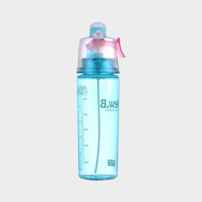 PREMIUM E COMMERCE New.B Plastic Water Bottle Direct Drinking Bottle With Spray Outlet For Outdoor, Camping, Cycling, Gym, Jogging 600ml (Assorted Colours) 600 ml Bottle