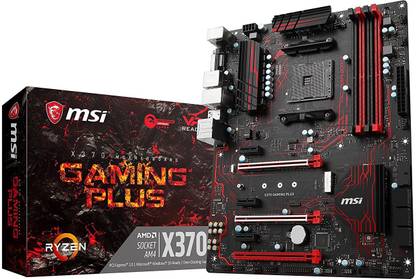 MSI actual X 370 GAMING PLUS AM4Socket ATX AMD X370 Chipset DDR4 Motherboard for Desktop