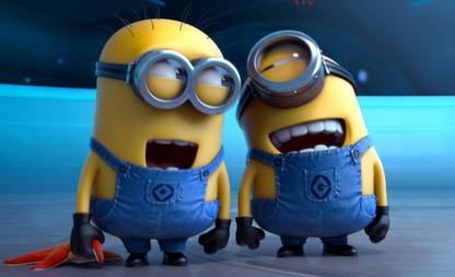 MINIONS WALLPAPER ON HI QUALITY LARGE PRINT 36X24 INCHES Photographic Paper