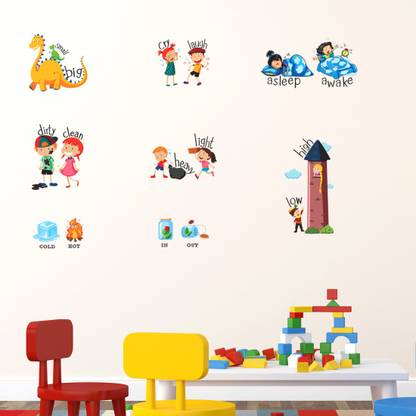 Luke and Lilly 65 cm Opposite Synonyms Non-Reusable Sticker