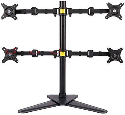 rife Quad Arm Free Standing Desk Mount Monitor Stand Fits 10-27" Asus/Acer/AOC LCD Monitors Desk Mount Monitor Arm