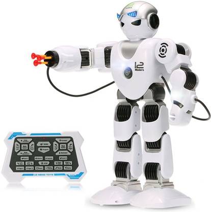 ShopMeFast 2.4G Intelligent Programmable Humanoid Smart Remote Control Robot with Shoot Music Dance Arm-swing Kit Toy For Kids