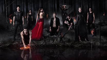 TV Show The Vampire Diaries ON FINE ART PAPER HD QUALITY WALLPAPER POSTER Fine Art Print