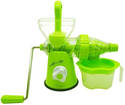 Wonder World Plastic ® Slow Manual Juicer - Fruits Vegetables Hand Juicer – Suction Base- Kids Juicer Ice-cream Maker Juice Extractor Hand Juicer