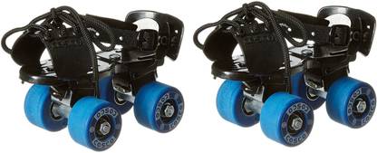 COSCO Tenacity Super Jr. (16.5 - 19.5 cm) Age Group (3 - 6 Years) Quad Roller Skates - Size 8 - 11 UK