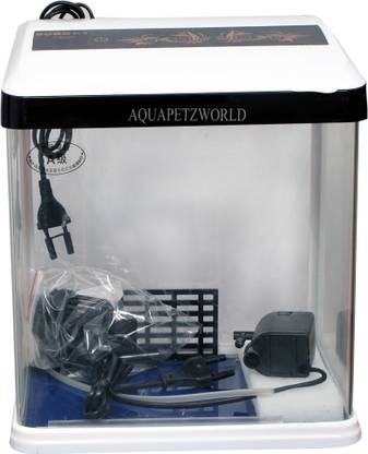 Aquapetzworld SOBO T-820F Aquarium Fish Tank(Blue,Black)-15Litre Cube Aquarium Tank