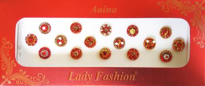 Lady FASHION Beautiful Fancy Forehead Multicolor Bindis