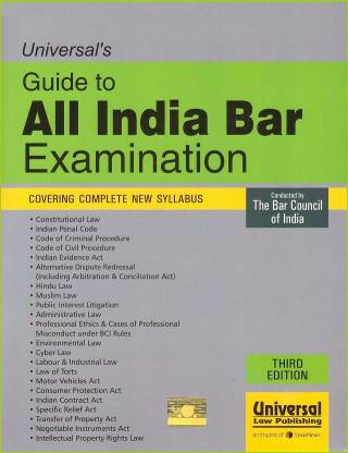 Universal's Guide to All India Bar Examination [AIBE] conducted by Bar Council of India