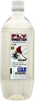 CERO FLY SWATTER Easiest Solution to House Flies, Makes flies slow and easy to Swat BULK REFILL (1 Lit)