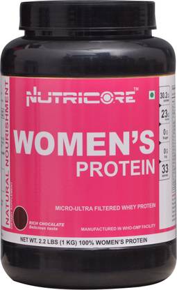 Nutricore Women's Protein Chocolate Flavor 2.2 LBS Whey Protein