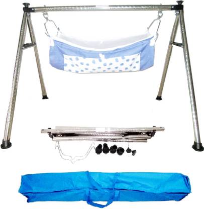 Smart Baby Products Smart Baby Products S.S. Round Pipe Folding Baby Cradle