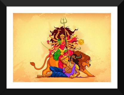 Durga Collection Posters With Frame Paper Print