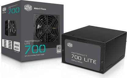 COOLER MASTER Cooler Master MasterWatt Lite 700-Watt Non-Modular Power Supply 700 Watts Computer PSU with 6 SATA Cables