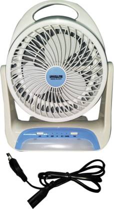 Care 4 SL-SL-2816 Powerful Rechargeable Fan with 26SMD LED lights 3 Blade Table Fan 1200 mm 3 Blade Table Fan