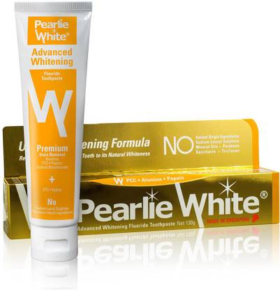 pearlie white Pearlie White Advanced Whitening Fluoride Toothpaste (4.6oz) 130g Toothpaste