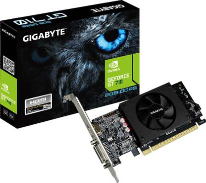 GIGABYTE GV-N710D5-2GL DDR5 2 GB NVIDIA Chipset 64 bit 954 MHz Graphics Card
