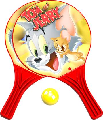 Demastil Tom & Jerry Licensed Beach Racket Set Badminton Racquet
