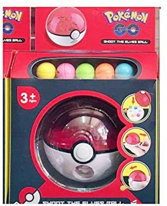 GRAPPLE DEALS Pokemon Go, Pokemon Beautiful Ball With 5 Balls For Kids.
