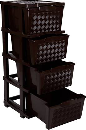 Joyful Joyful plastic cargo drawer 4 Plastic Wall Shelf