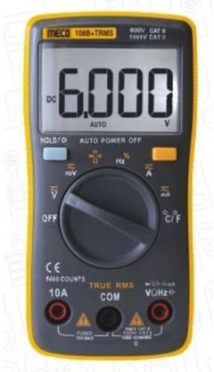Meco 108B+ TRMS 60mV to 1000V Autoranging Digital Multimeter