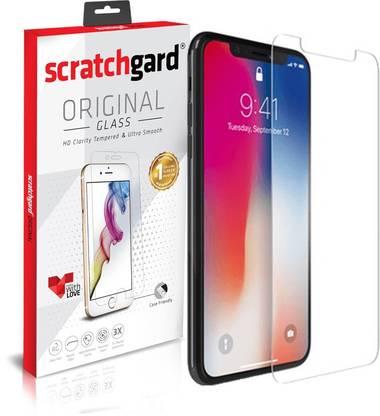 Scratchgard Tempered Glass Guard for Apple iPhone X