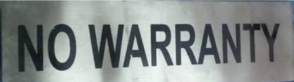 RIDDHI SIDDHI NO WARRANTY - Metal Sign Board Sign
