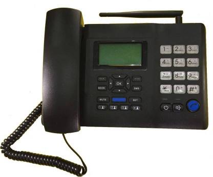 Sairam Wireless Gsm Cordless Landline Phone� � (Black) 03 Corded Landline Phone