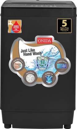 ONIDA 6.5 kg Fully Automatic Top Load Washing Machine Grey