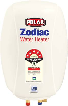 Polar 10 L Storage Water Geyser (ZODIAC, White)