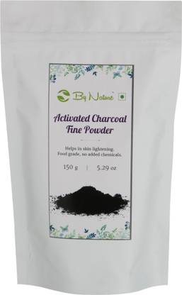 By Nature Activated Charcoal Powder (Food Grade) for Face Mask, Teeth Cleaning, Oral Consumption etc.