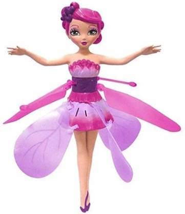 FLYSKY Flying Fairy Flyer Princess Doll with Flying in the Sky by Pushing your hand