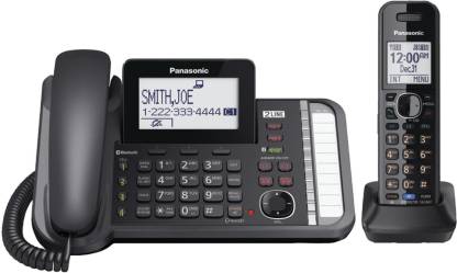 Panasonic KX-TG9581B Corded Landline Phone with Answering Machine