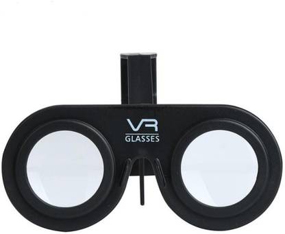 XLNCPRO Mini Virtual Reality Glasses Folding Mini 3D Glasses For Smartphone (Black) Mobile Phone Lens