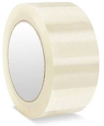 shopely packing tape Self Adhesive Pack of 3 Transparent Adhesive Packaging High strength Tape 2 Inch x 100 Meter Roll (Manual)