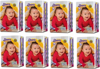 LIBERO Libero Medium Size Open Diaper (5 Counts ) Pack of 8 - M