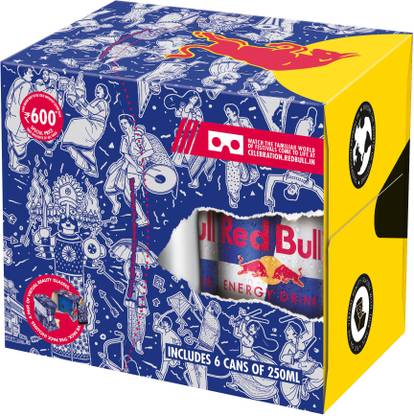 Red Bull 250 Ml (6 Cans Combo Pack) Energy Drink