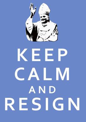 Ananyadesigns Wall Poster Keep Calm And Keep Calm And Resign! Paper Print