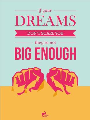 Wall Poster If Your Dreams Don't Scare You Paper Print