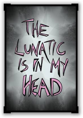 Wall Poster Pink Floyd The Lunatic Is In My Head Brain Damage Paper Print