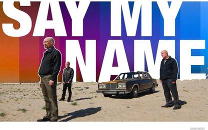 Aabhaas Wall Poster Say My Name Breaking Bad Walter White In Paper Print