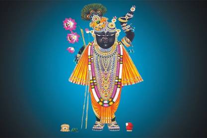 Wall Poster -shrinath-ji-god- Paper Print