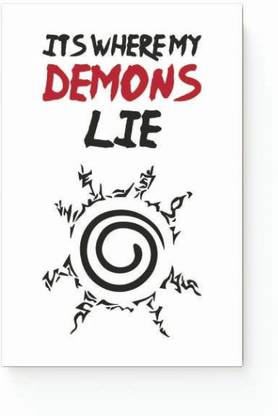 Wall Poster It'S Where My Demons Lie | Imagine Dragons Paper Print