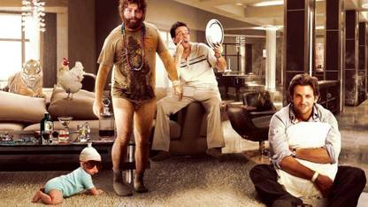 Wall Poster a/wallpaper-movie-animated-hangover-backdrops Paper Print