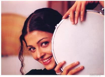 Wall Poster Aishwarya Rai Smiling - Taal Paper Print