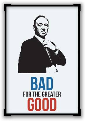 Wall Poster House Of Cards Frank Underwood Quote Paper Print