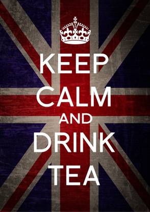Wall Poster Keep Calm & Drink Tea Paper Print
